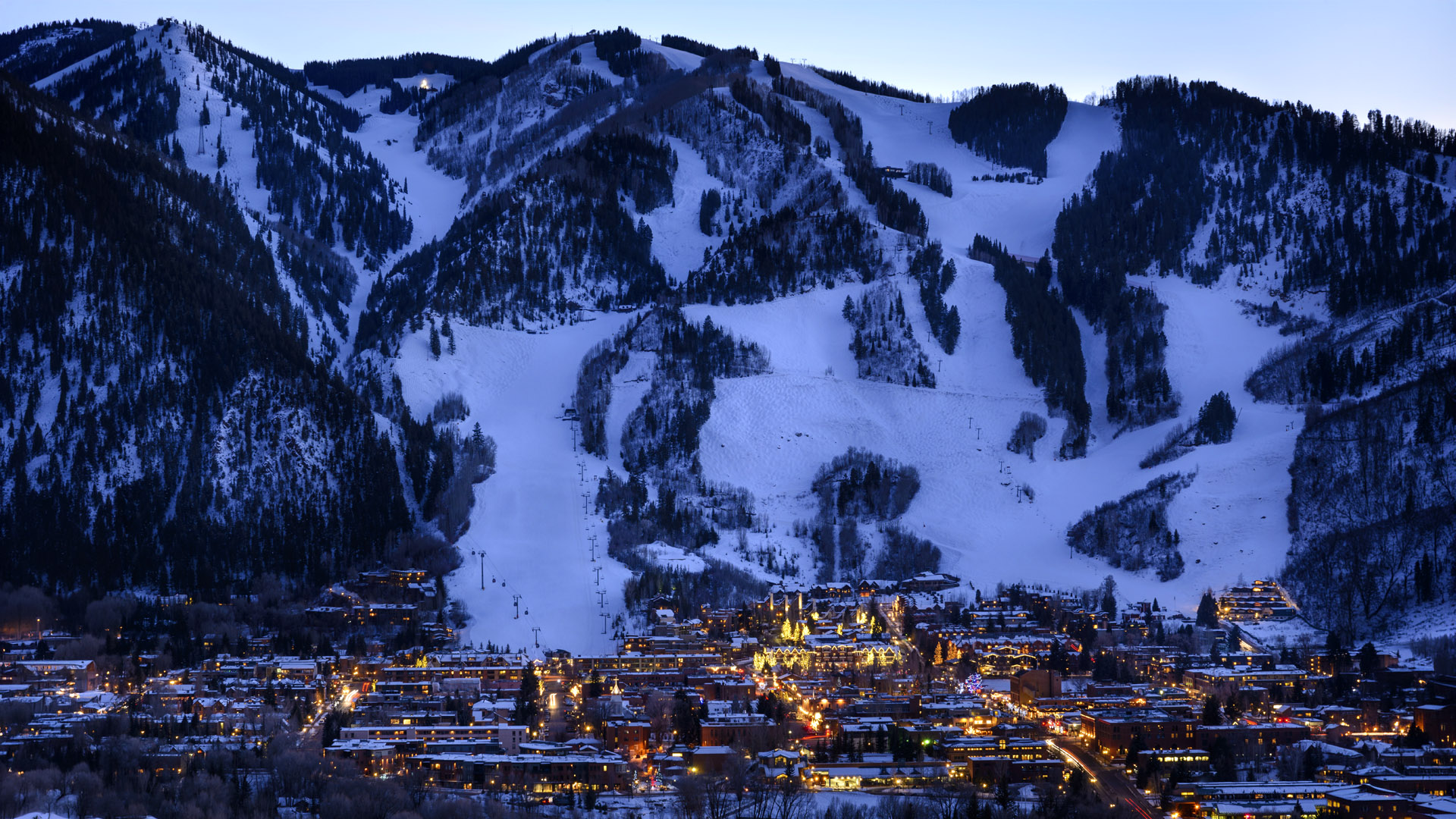 Aspen in December